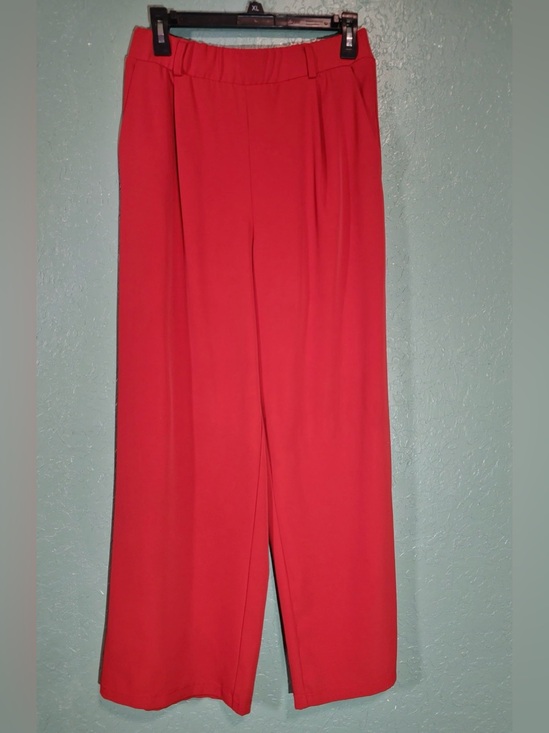 MELLODAY Pants - MelloDay Coral Wide Leg Pants Size M